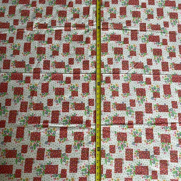 Vintage 70s/80s calico cotton fabric! - Picture 3 of 4